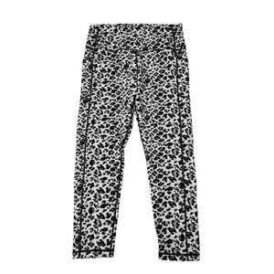 ZYIA‎ Active Womens 7/8 Brilliant Leggings 14-16 Black Snow Leopard Hi-Rise